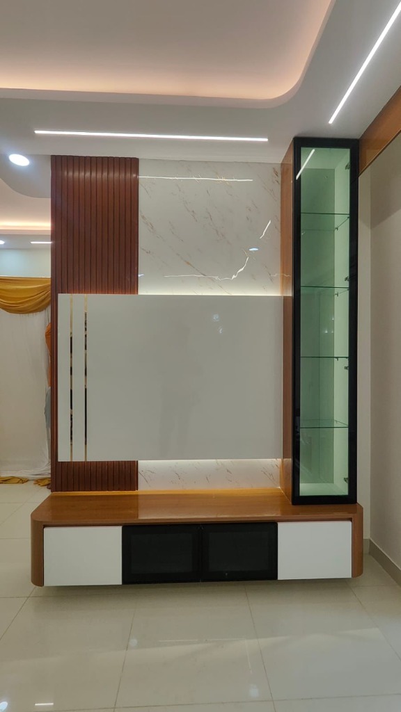 Elegant TV Showcase Console